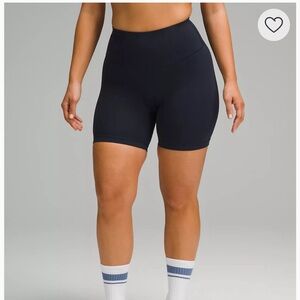 Lululemon Navy Biker Shorts Size 6